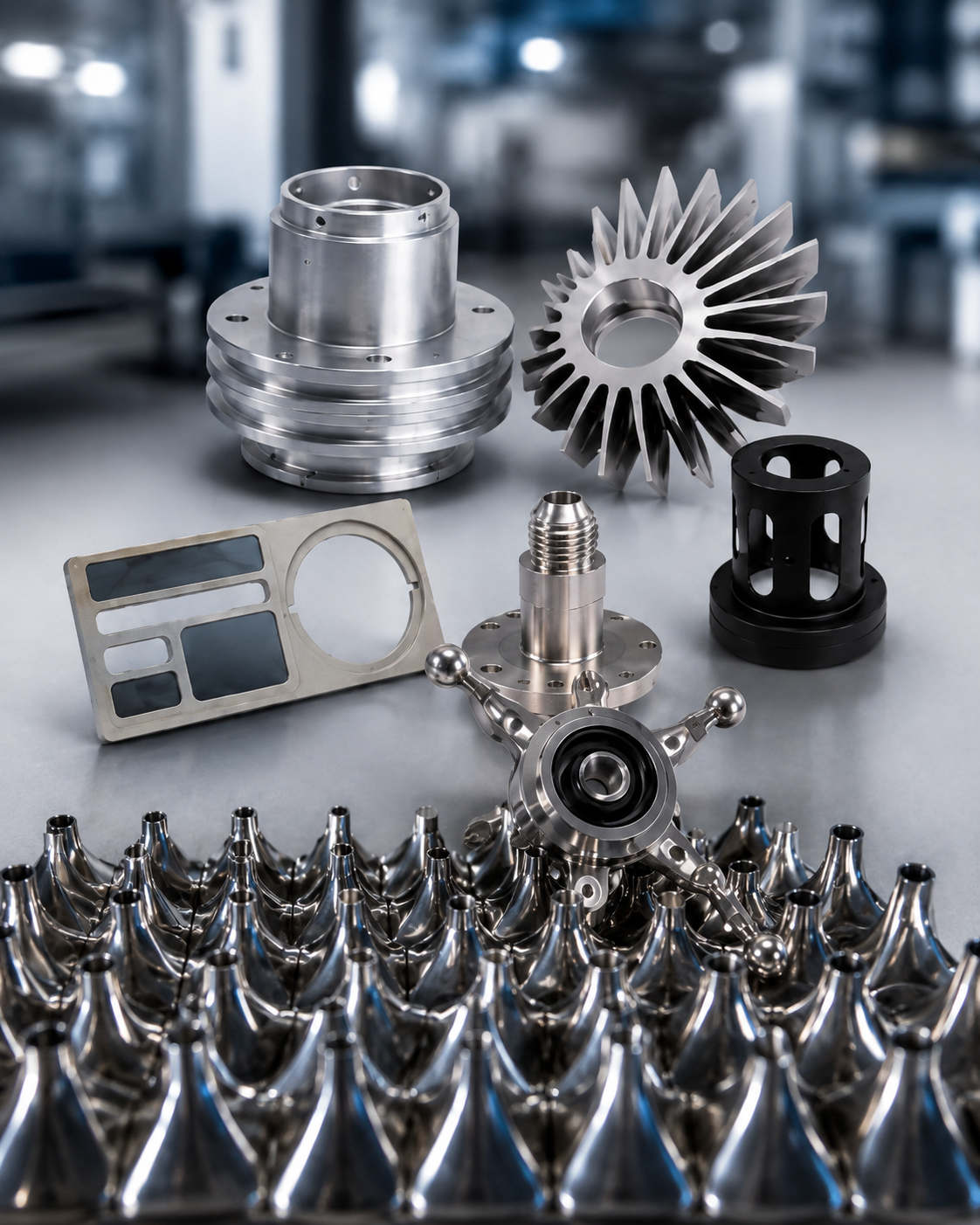 AMANET precision machined components
